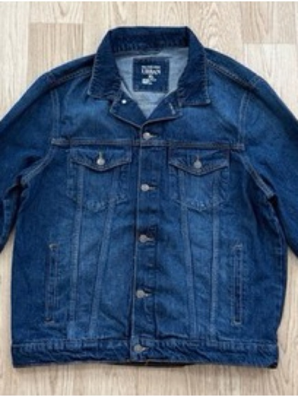 We the free urban “trucker” Denim Jacket - Dark Blue Classic Trucker